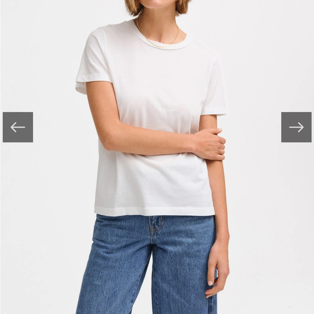 MATE the Label White Organic Cotton Classic Tee